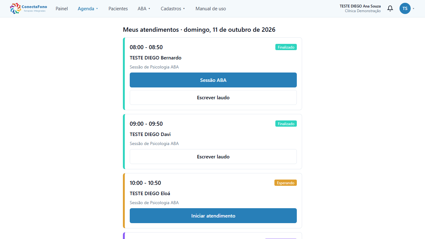 Meus atendimentos